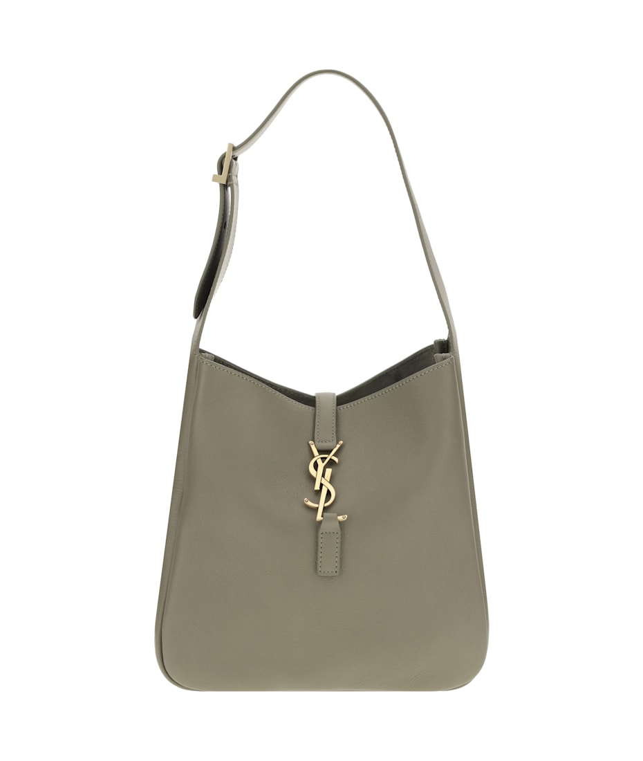 ショルダーバッグ・ポシェット Saint Laurent Leather Shoulder Bag With Cassandre Monogram SAINT LAURENT Cassandre matelassé textured-leather shoulder