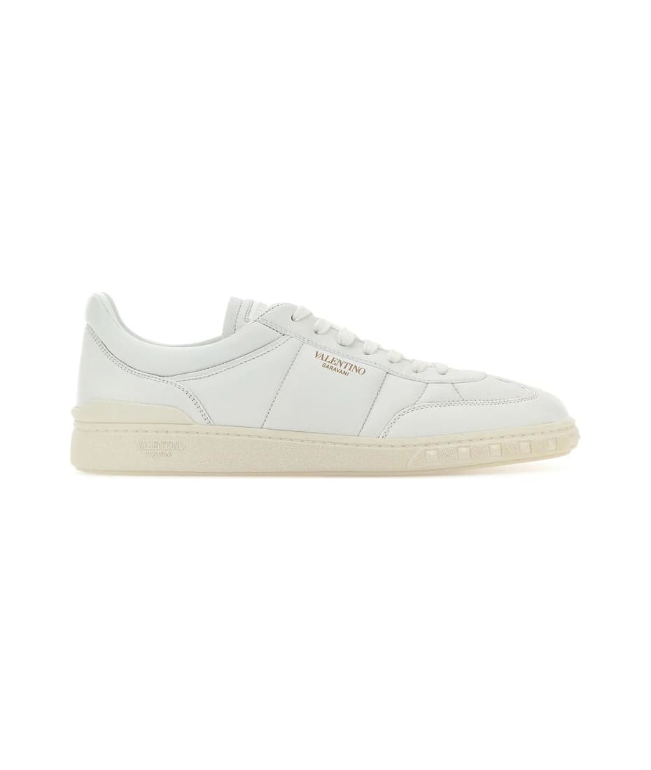 Valentino Garavani White Leather Upvillage Sneakers Valentino Garavani White Leather Upvillage Sneakers