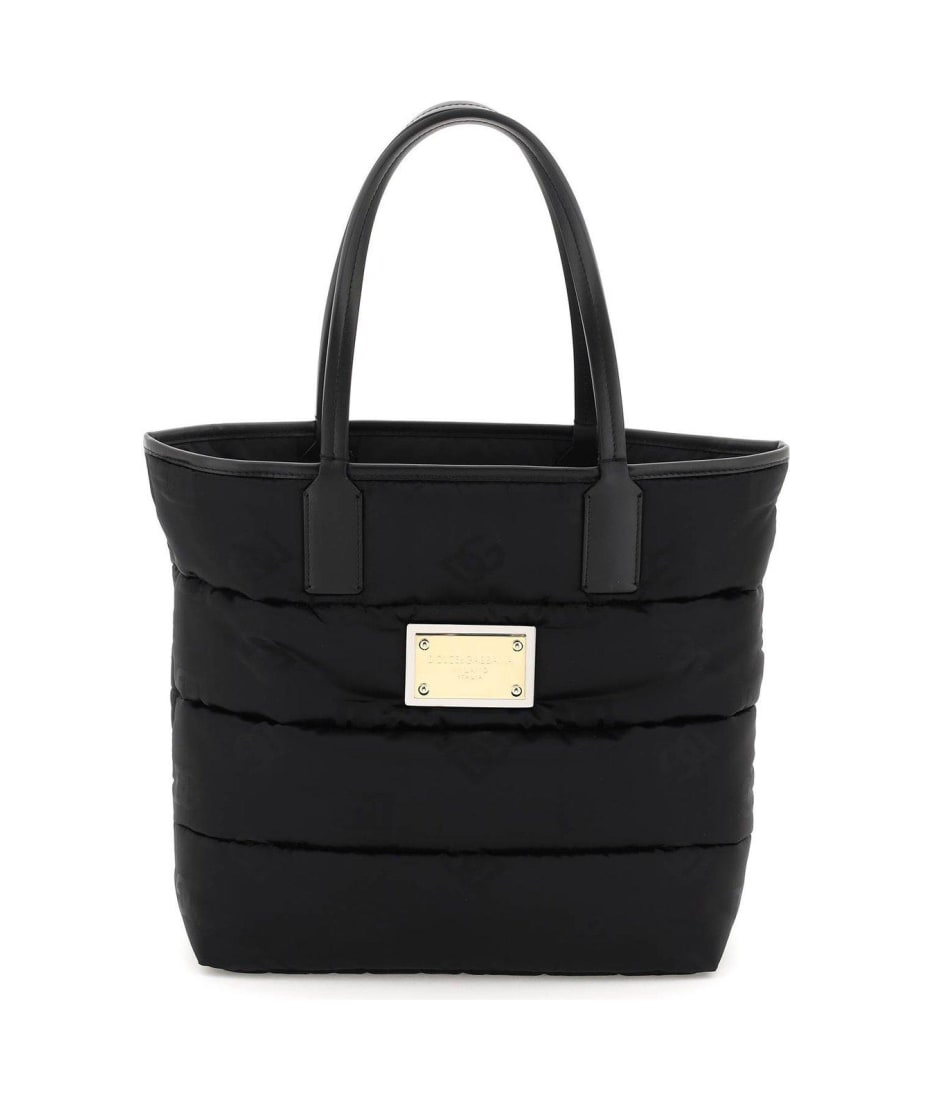 【Dolce & Gabbana】ラバーロゴ ナイロン製 トイレタリーバッグ Dolce & Gabbana Monogram Logo Plaque Tote Bag | italist