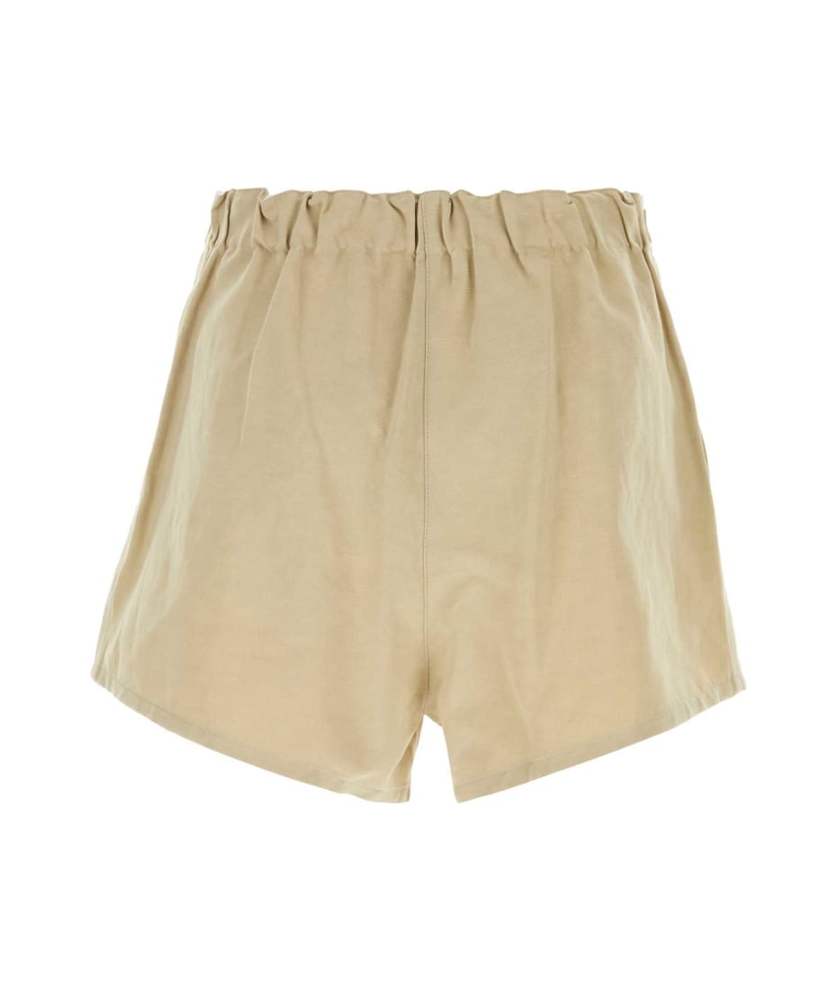 【送料&関税込】Prada Beige Cotton Blend Shorts Prada Beige Cotton Blend Shorts | italist