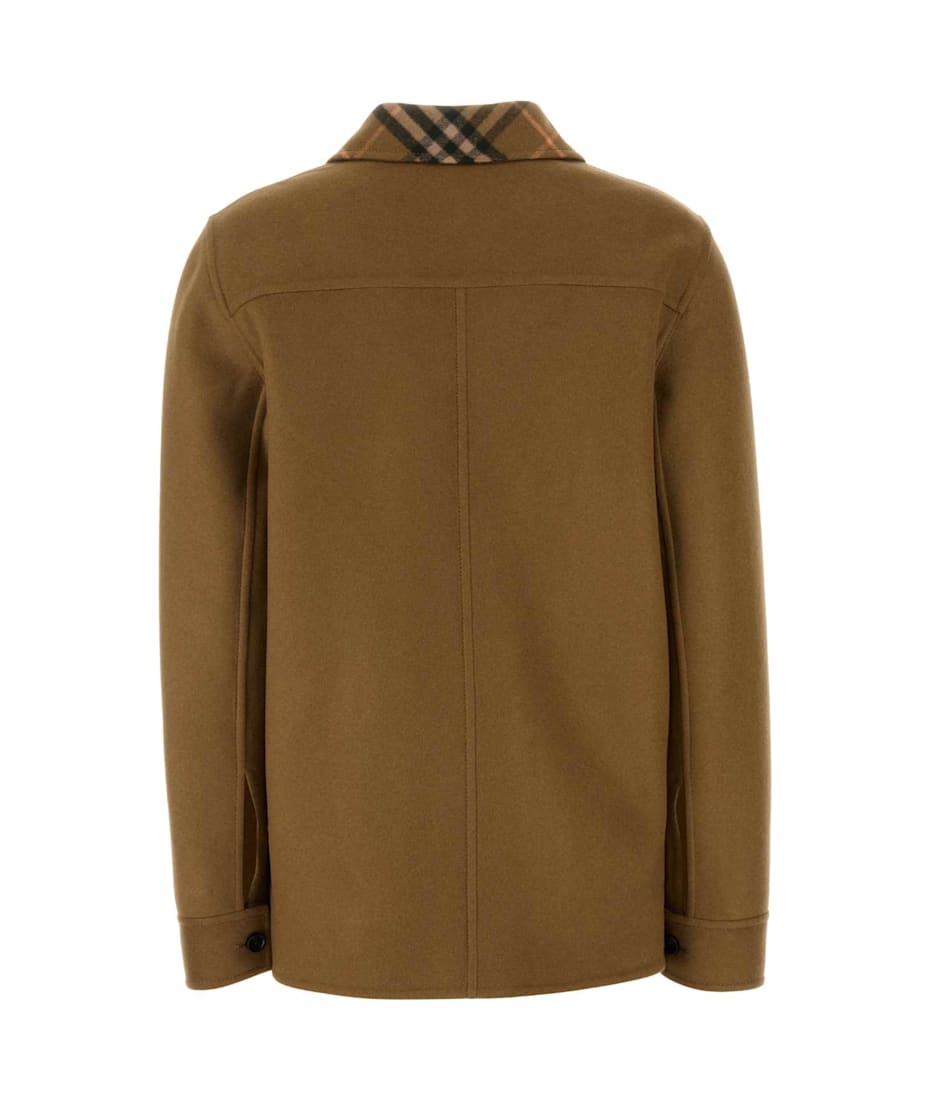 【送料&関税込】Burberry Biscuit Wool Coat Burberry Biscuit Wool Coat | italist