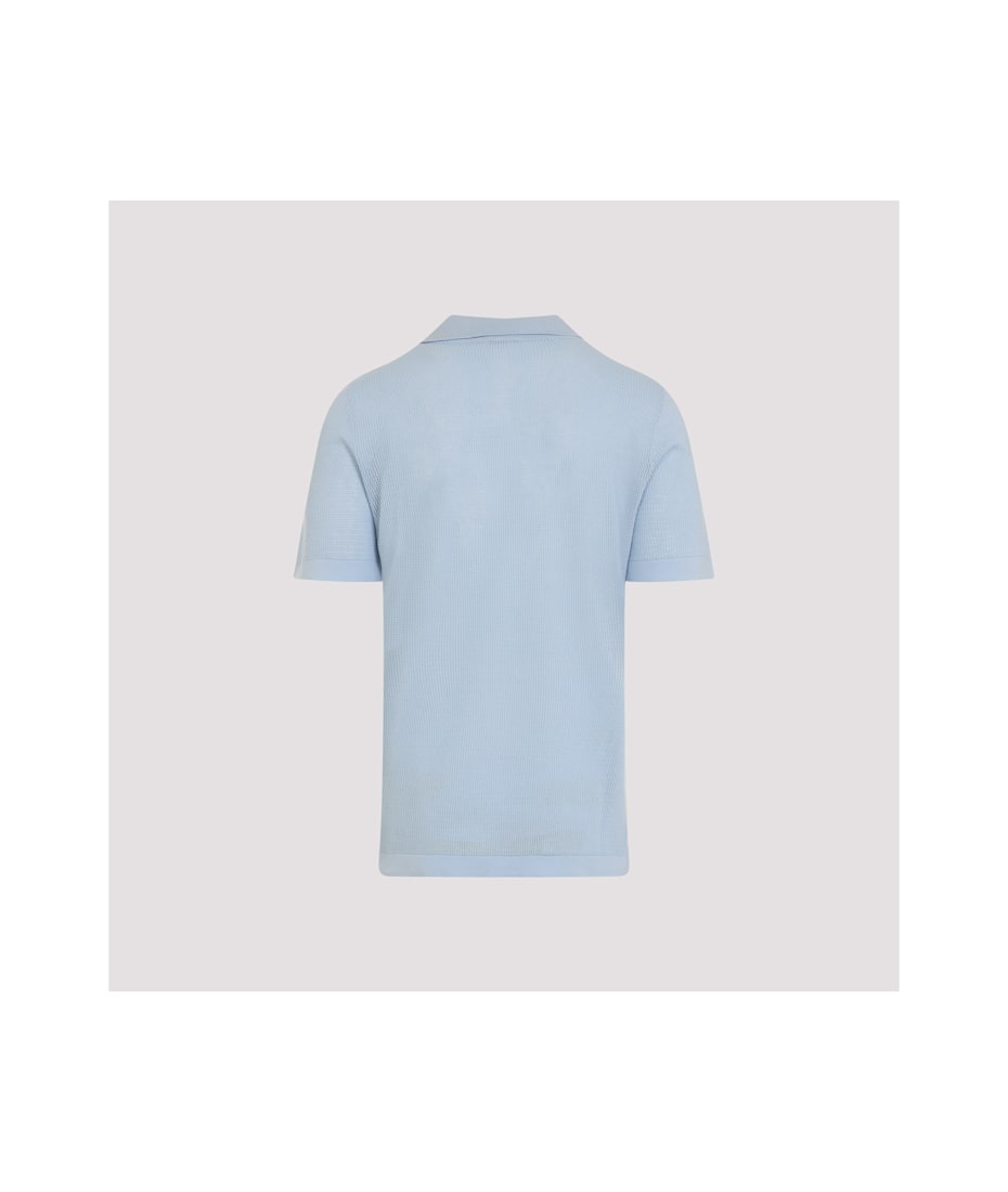 Tシャツ・カットソー Kiton SS25 Kiton Polo (UMK0718K286000 CELESTE) Kiton - Cerulean Blue Polo | Mitchell Stores