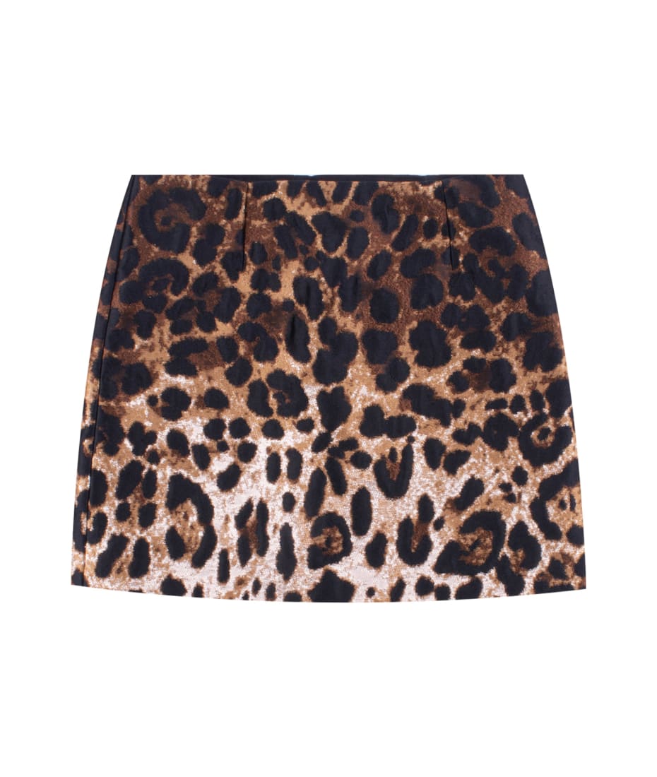 Dolce & Gabbana Short Skirt In Leo Jacquard | italist