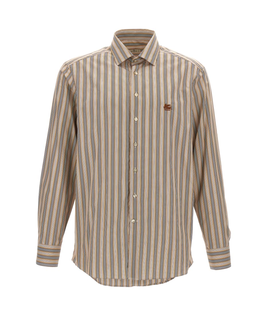 Etro Logo Embroidery Shirt | italist