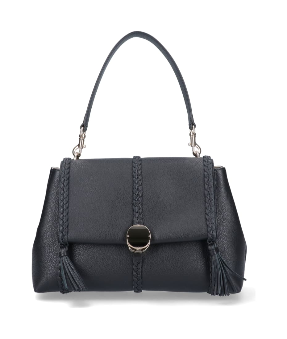 トートバッグ CHLOE Embroidered Wool Large Penelope Shoulder Bag Chloé Penelope Large wool shoulder bag Chloe