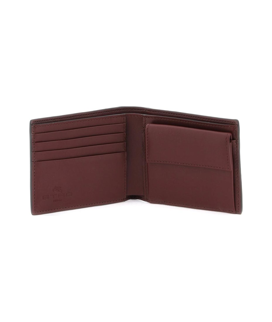 【送料&関税込】Etro Pegaso Wallet ETRO Pegaso-Motif Paisley Wallet - Brown for Men