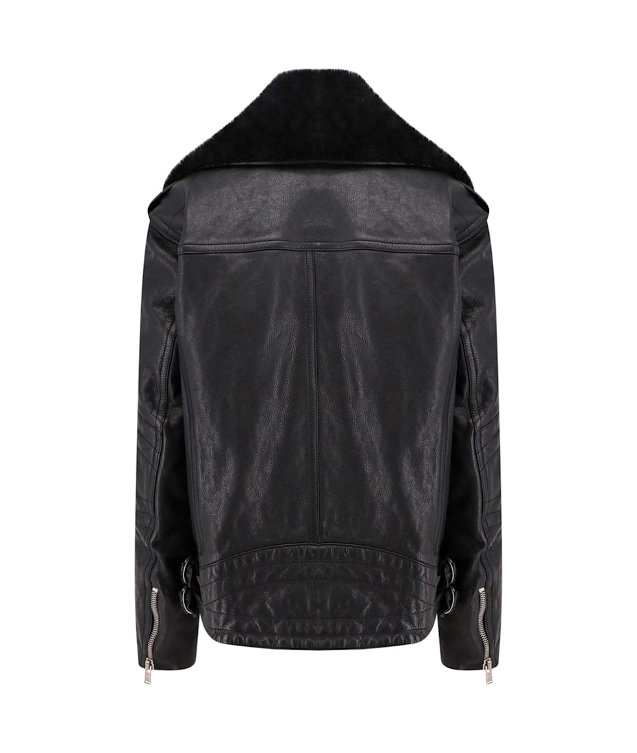 【送料&関税込】Saint Laurent Wrap Zip Classic Biker Jacket Saint Laurent Wrap Zip Classic Biker Jacket | italist