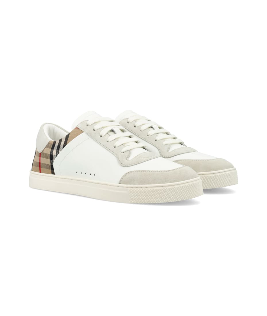 スニーカー BURBERRY Men Sneakers 8069089 MF STEVIE A9022 WHITE Burberry London Mf Stevie 2m Sneakers | italist