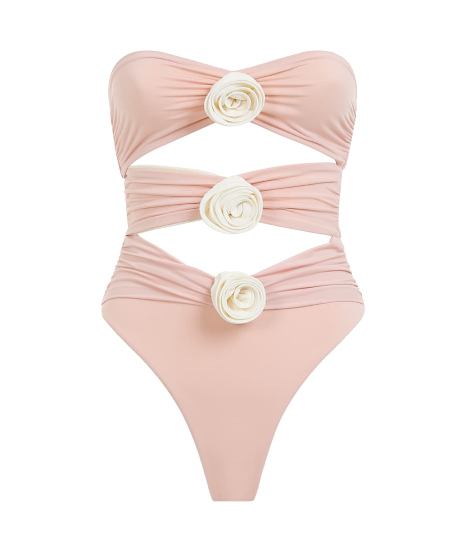 ビキニ LA REVECHE Women Swimsuit LR23VS Beige La Reveche Vesna Swimsuit LR23VS-QUARTZ ROSE IVORY | IlDuomo