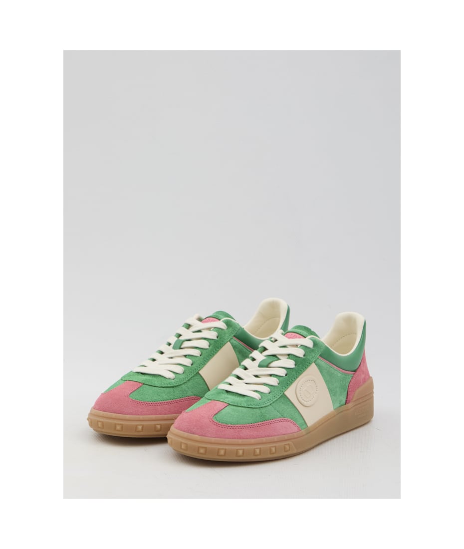 スニーカー VALENTINO MULTICOLOR SUEDE AND FABRIC UPVILLAGE SNEAKERS Valentino Garavani Multicolor Suede And Fabric Upvillage