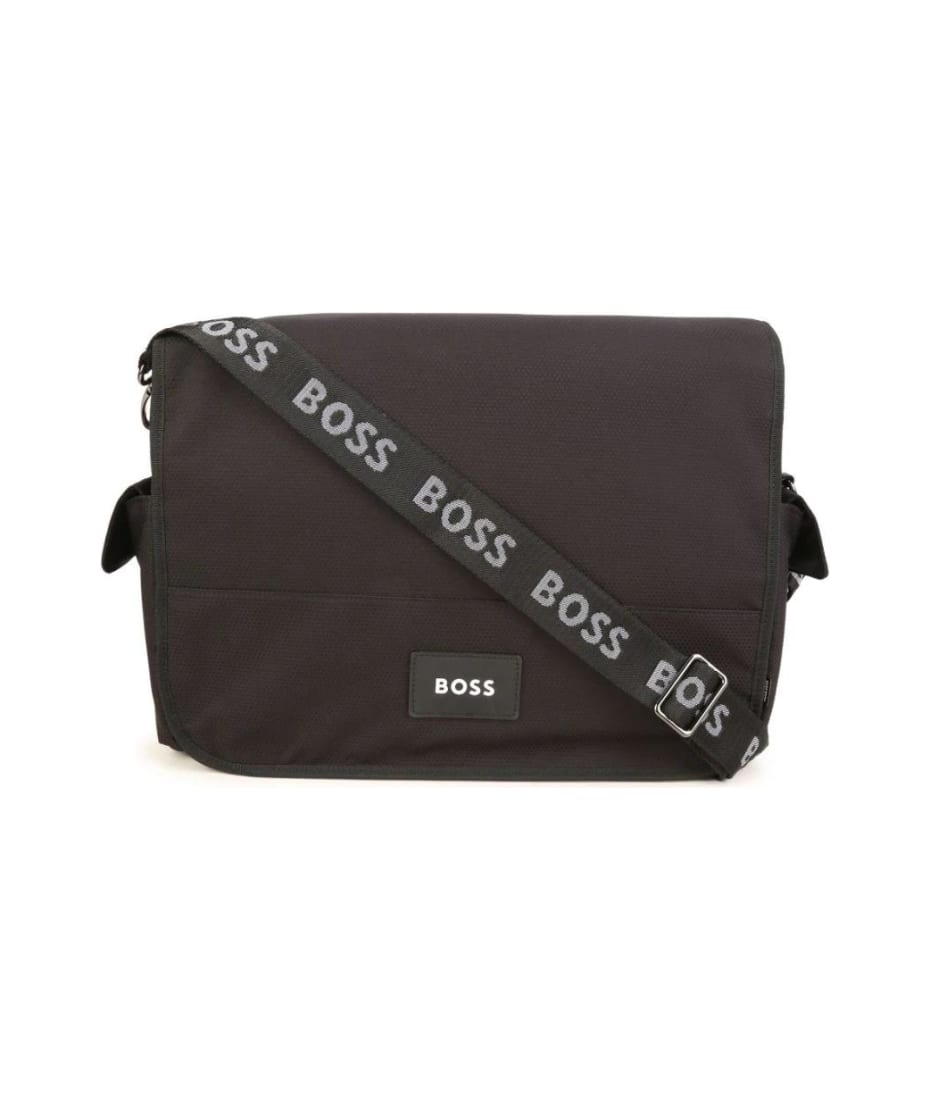 Hugo Boss Borsa Cambio Nera In Nylon Baby Boy italist, ALWAYS