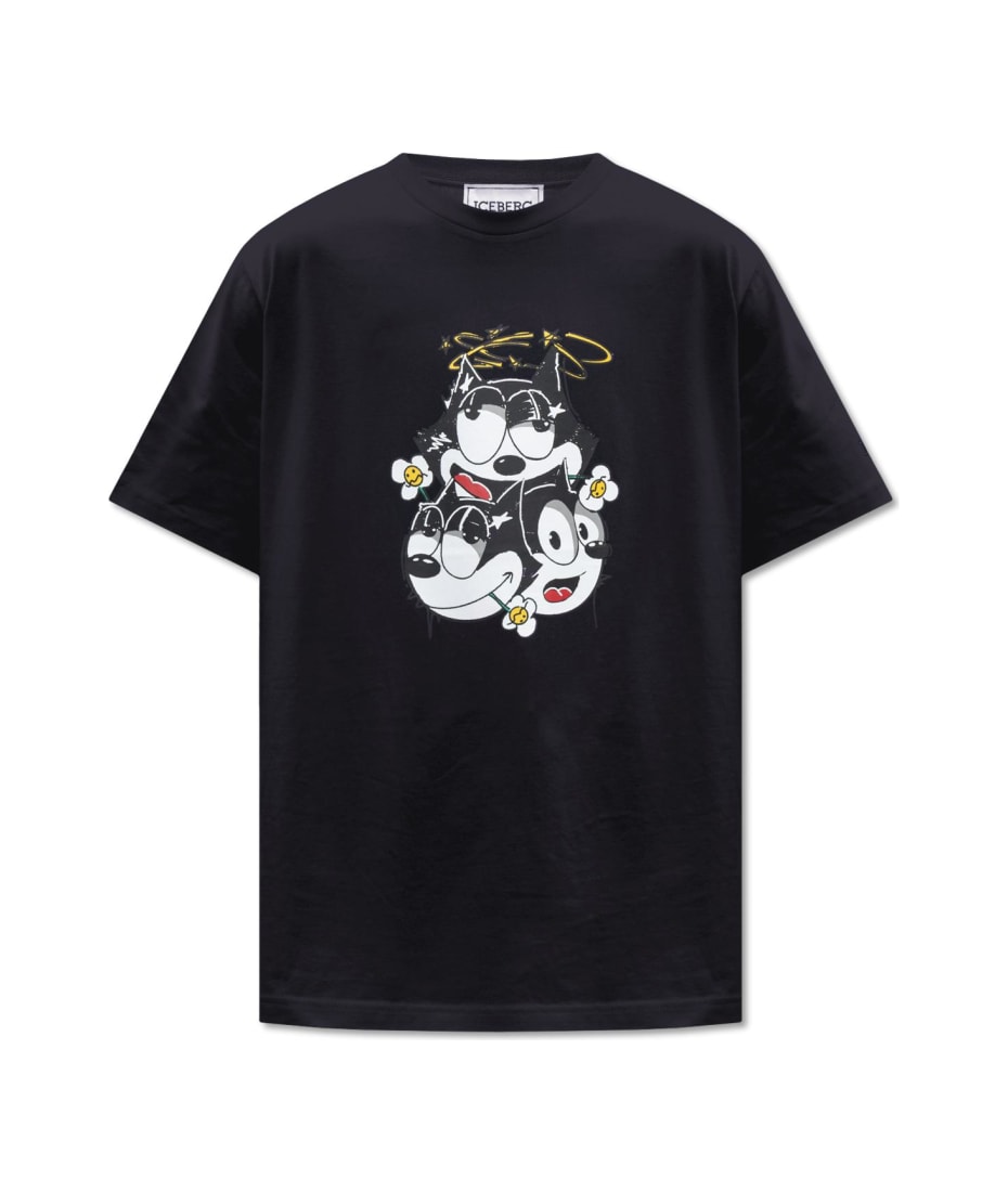 トップス iceberg Felix Iceberg X Felix The Cat | italist