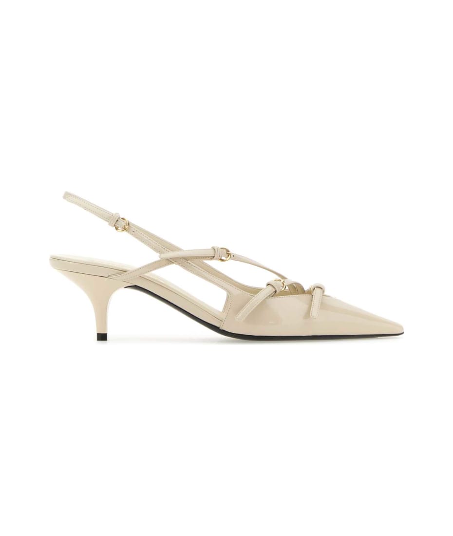 パンプス MIUMIU IVORY LEATHER PUMPS Miu Miu Ivory Leather Pumps | italist