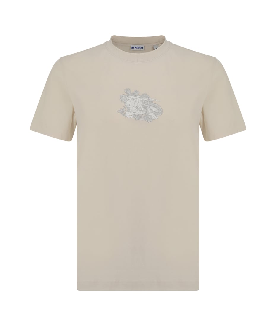Tシャツ・カットソー Burberry FW24 Sand cotton t-shirt (8097874 C1409) Sand cotton t-shirt BURBERRY (8097874)