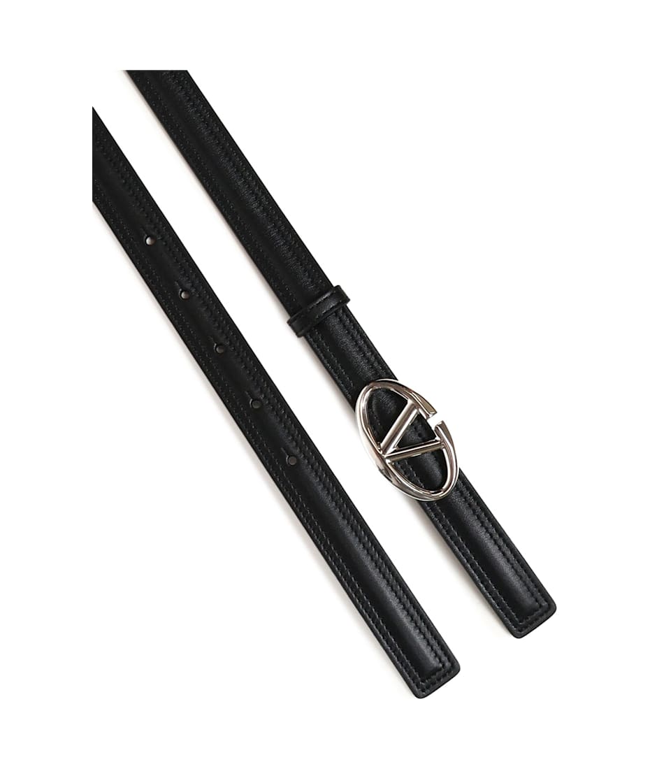 ベルト VALENTINO BELT (5W0T0SJ4ECK 249) Valentino Garavani Black Leather Belt | italist