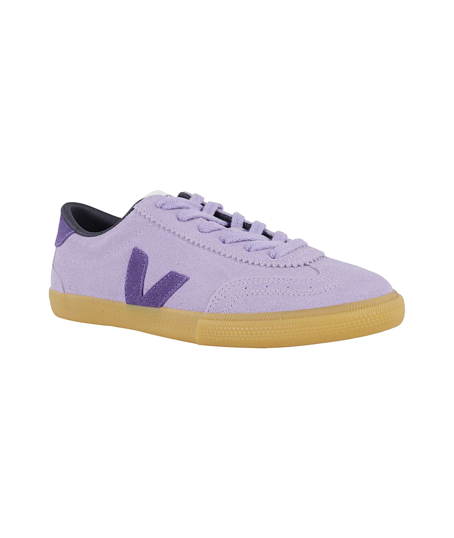 スニーカー VEJA Volley Sneakers - Veja - Leather - Purple Lavander Purple Volley Sneakers | VEJA