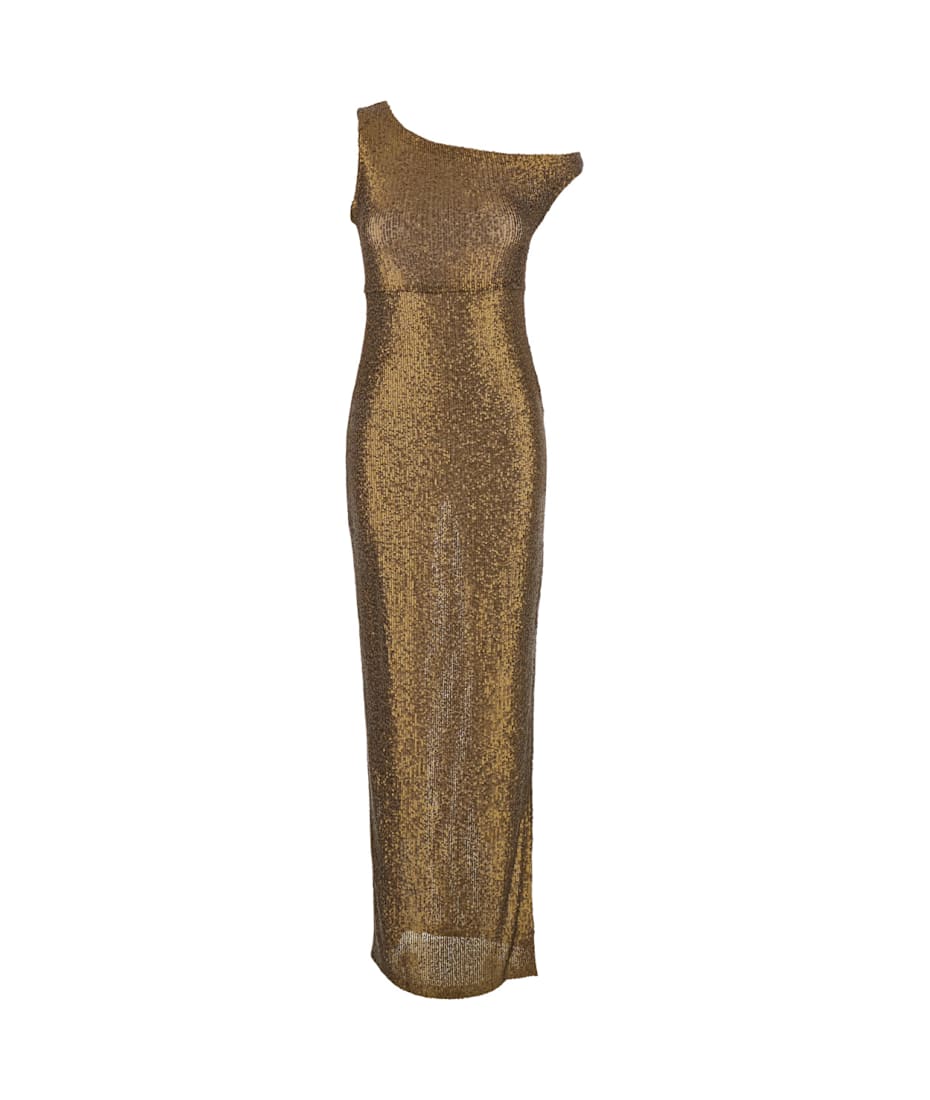 norma kamali asymmetric dress Norma Kamali One Shoulder Bias Gown main image 0