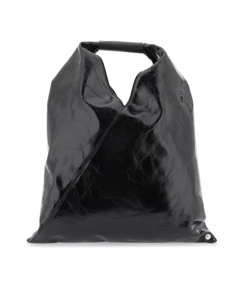 MM6 Maison Margiela Japanese bag M 本革 MM6 Maison Margiela Japanese レザートートバッグ | ブラック