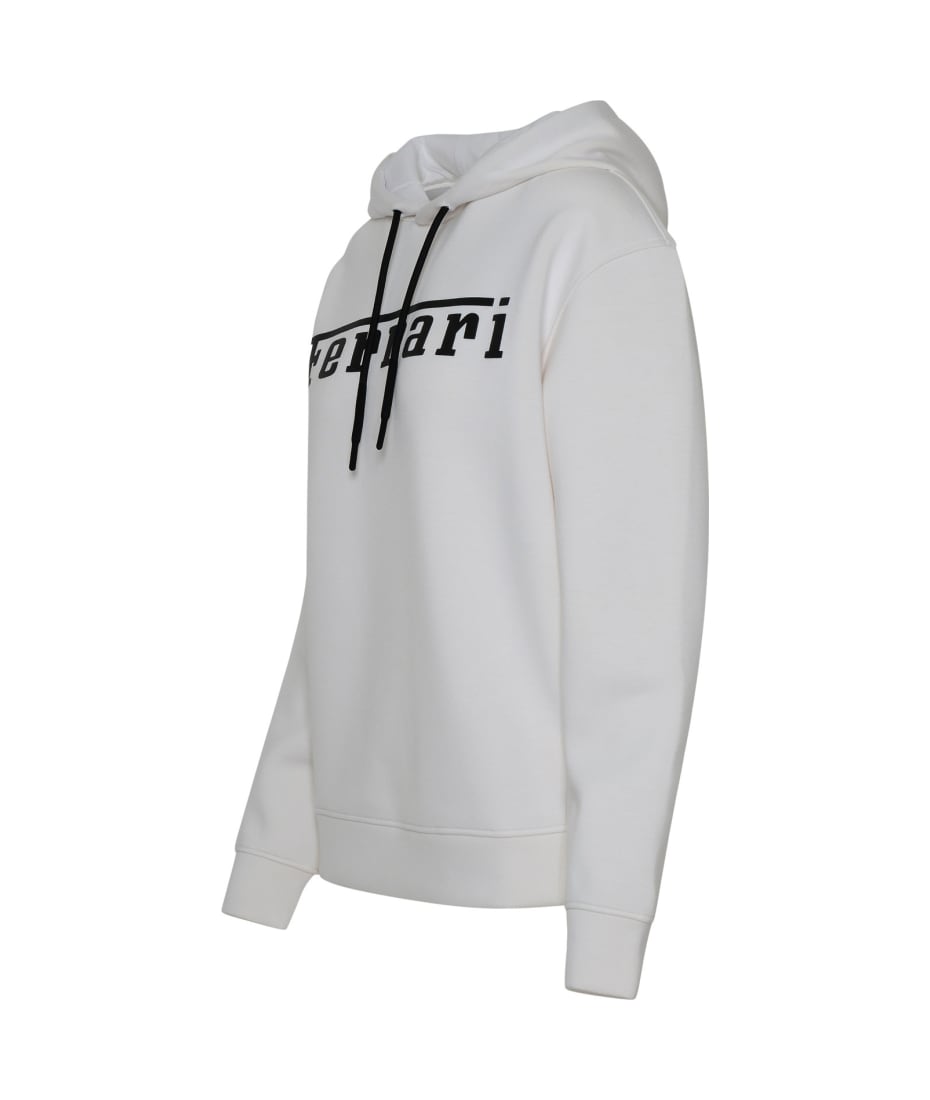 Logo viscose blend hoodie - Ferrari - Men