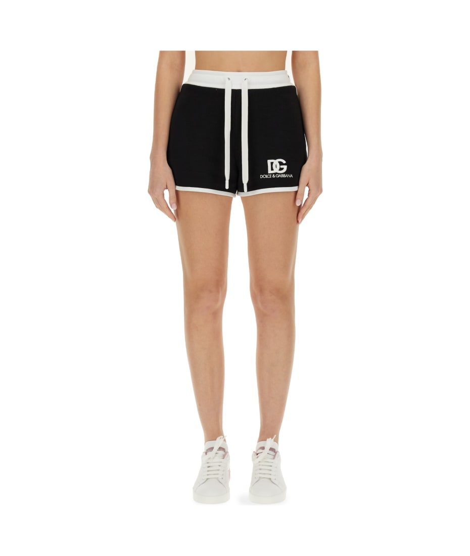 【送料&関税込】Dolce & Gabbana Shorts With Logo Embroid Dolce & Gabbana Shorts With Logo Embroidery | italist