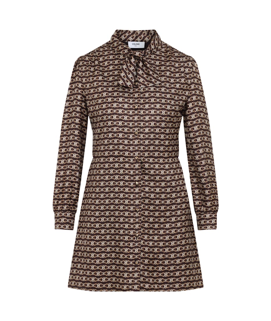 ワンピース CELINE MINI ROBE LAVALLIERE PAPILLON Celine Mini Robe Lavalliere Papillon | italist