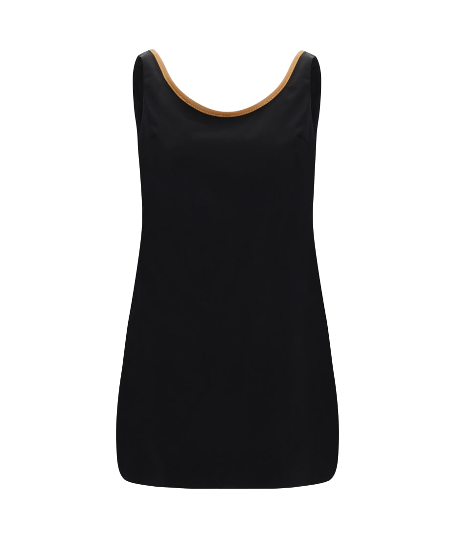 ワンピース PRADA DRESS (P3L74S23214FH F0012) VIPセール◇送料込【PRADA】長袖 ベルト付き ミディドレス