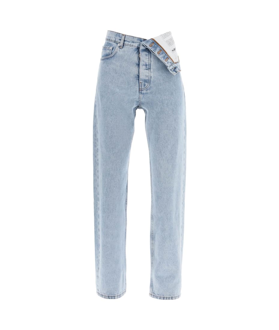 Y/Project Asymmetric Waist Jeans With Seven | italist, ALWAYS LIKE