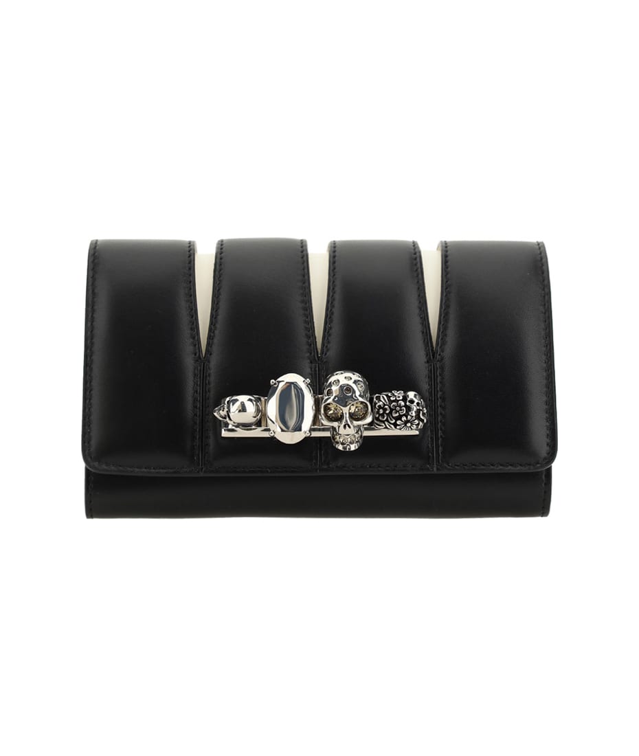 【送料&関税込】Alexander McQueen The Slash Clutch Alexander Mcqueen The slash leather clutch bag | 732795DYTDA1000
