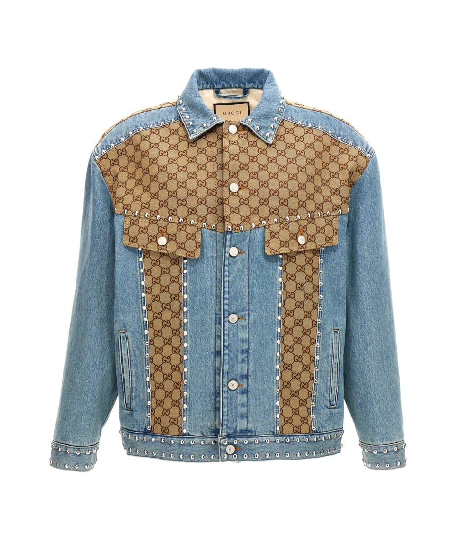 Gucci gg Insert Denim Jacket italist