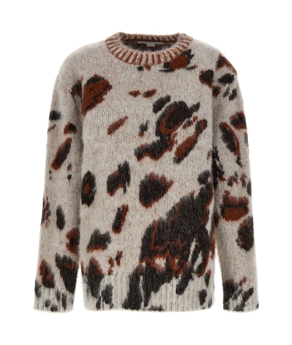 Crew necks Stella Mccartney - Wool monogram jacquard sweater