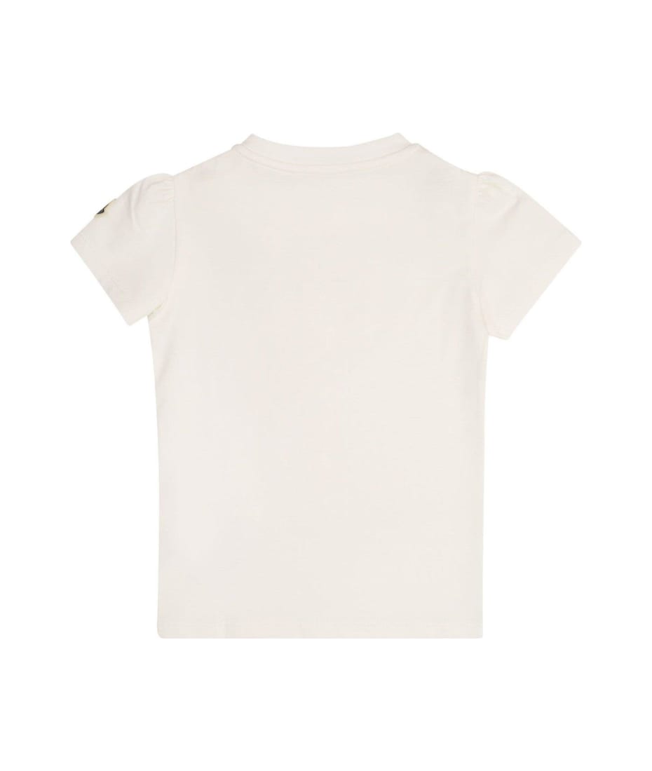 Moncler Teddy Bear Motif T-shirt - Bianco