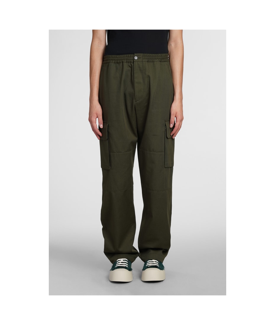 Marni Pants In Green Cotton | italist