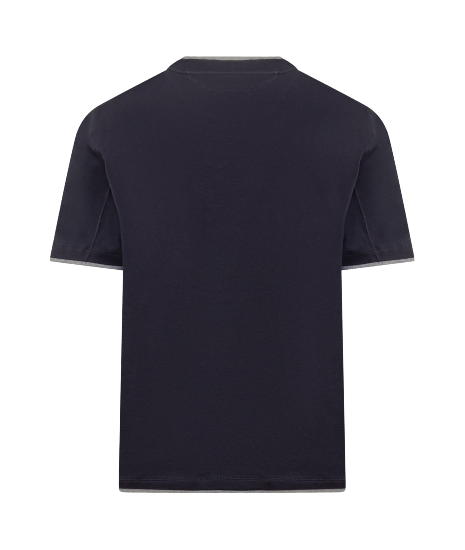 Brunello Cucinelli Jersey T-shirt With Ribbed Hem | italist