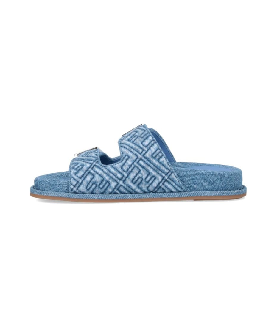 Fendi Denim Slides | italist