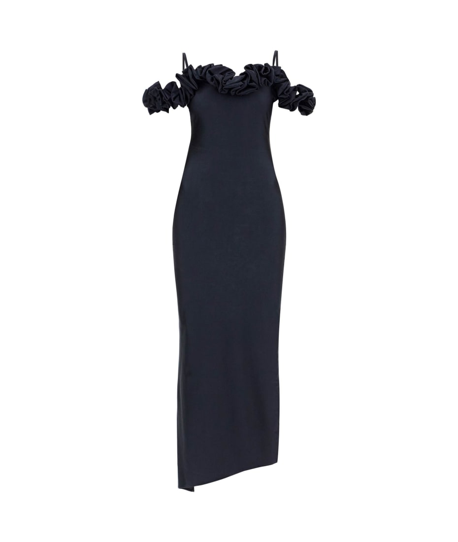 ワンピース COPERNI Women Mid Skirts COPR113545 BLK Black Coperni Flower Skirt in Black | FWRD