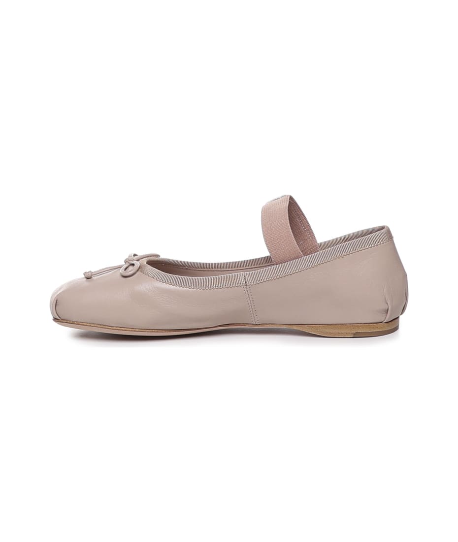 Miu Miu Leather Ballet Flats | italist