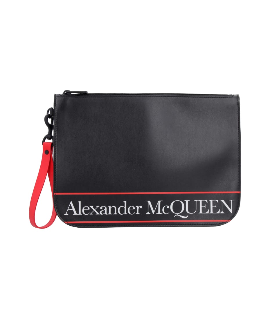 Alexander mcqueen discount leather pouch