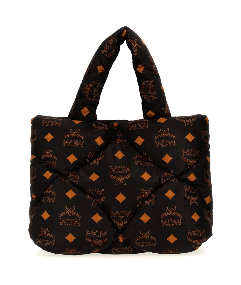 Mcm Large Munchen Bandana-Print Tote Bag