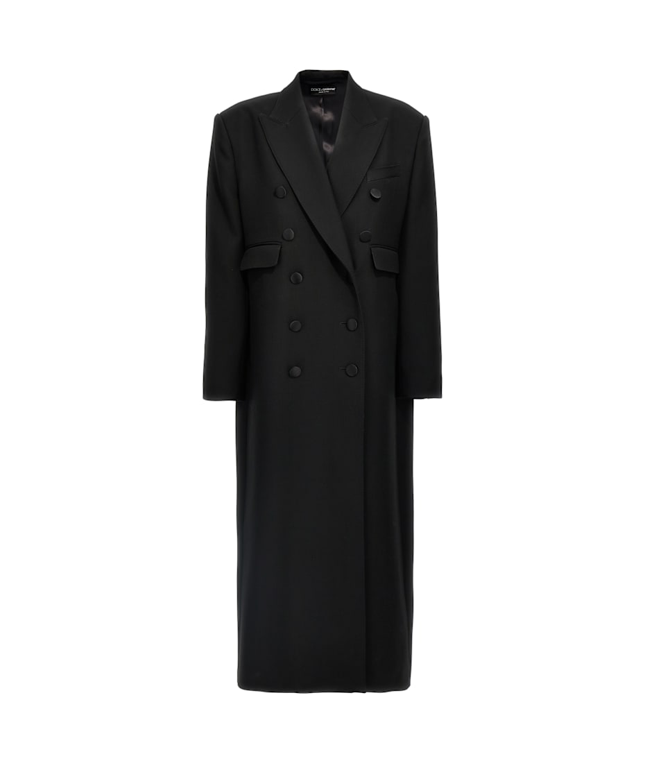 Dolce & Gabbana Long Tuxedo Coat | italist