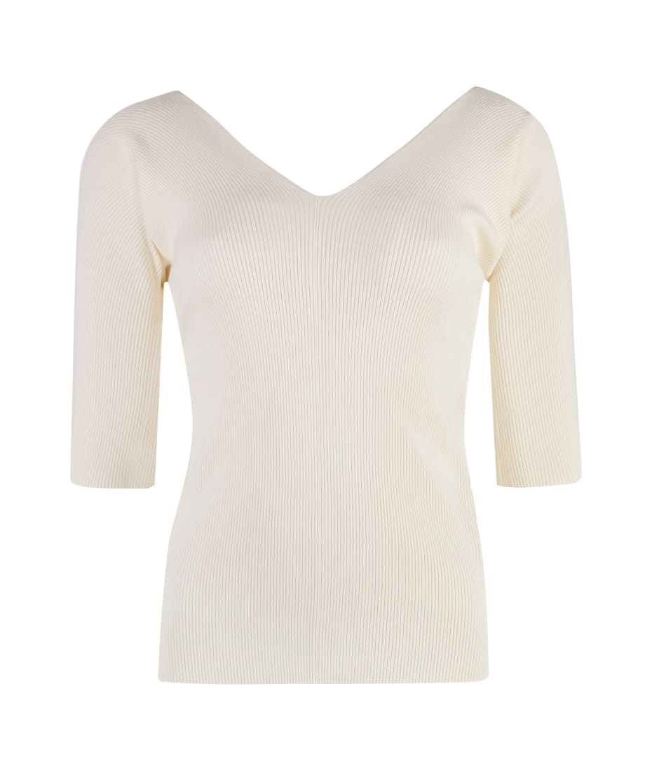 【送料&関税込】Weekend Max Mara Oceano Viscose V-neck Pullo Weekend Max Mara Oceano Viscose V-neck Pullover | italist