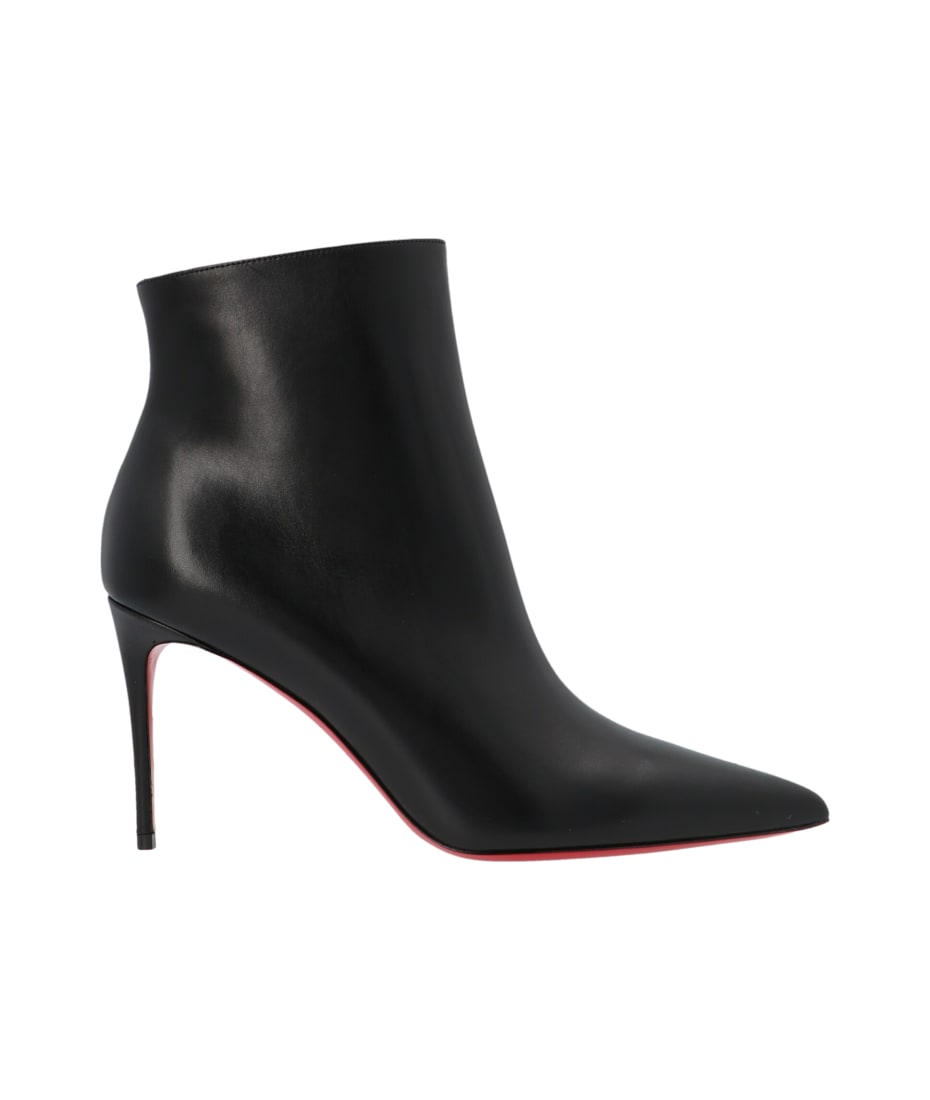 Christian Louboutin, So Kate 100 Black Leather Booties