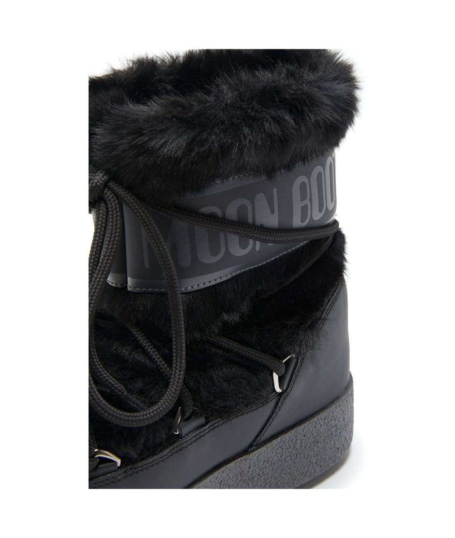 Moon Boot Ltrack Tube Faux-fur Black Boots | italist, ALWAYS