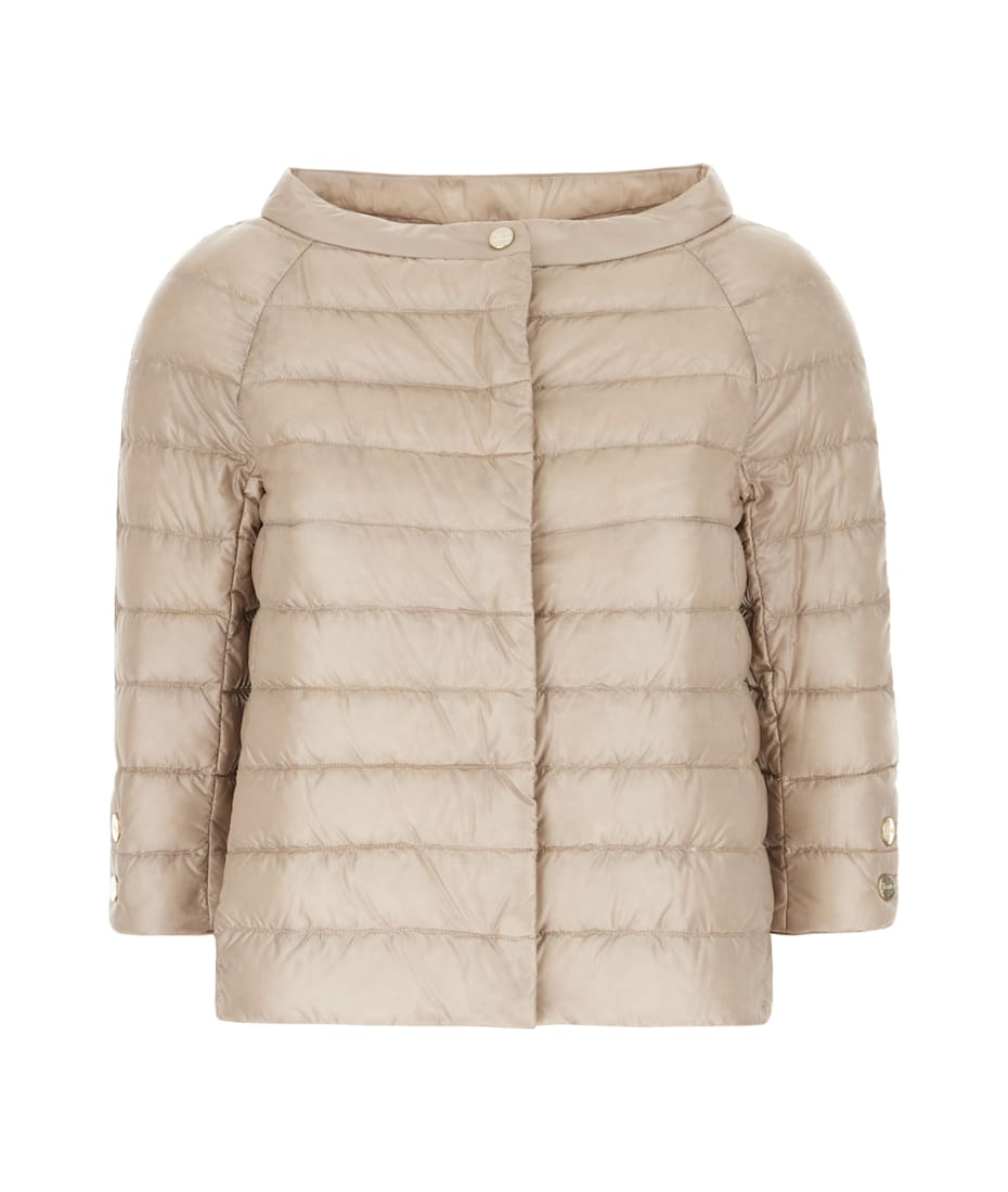 ダウンジャケット・コート HERNO Cappuccino nylon down jacket (PI0833DIC12017Z 2600) Herno Cappuccino Nylon Down Jacket | italist