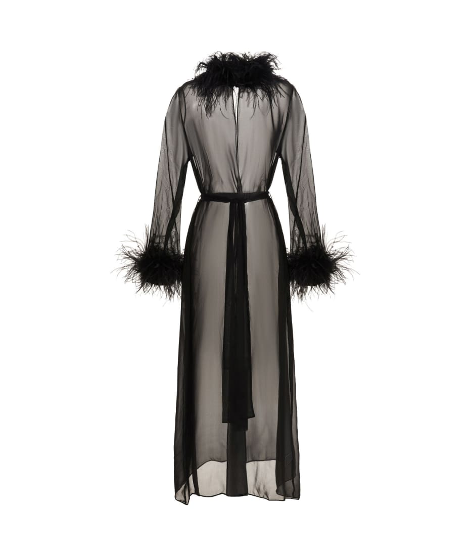 パーティードレス Oseree Feather Silk Dressing Gown Oseree Feather Silk Dressing Gown | italist