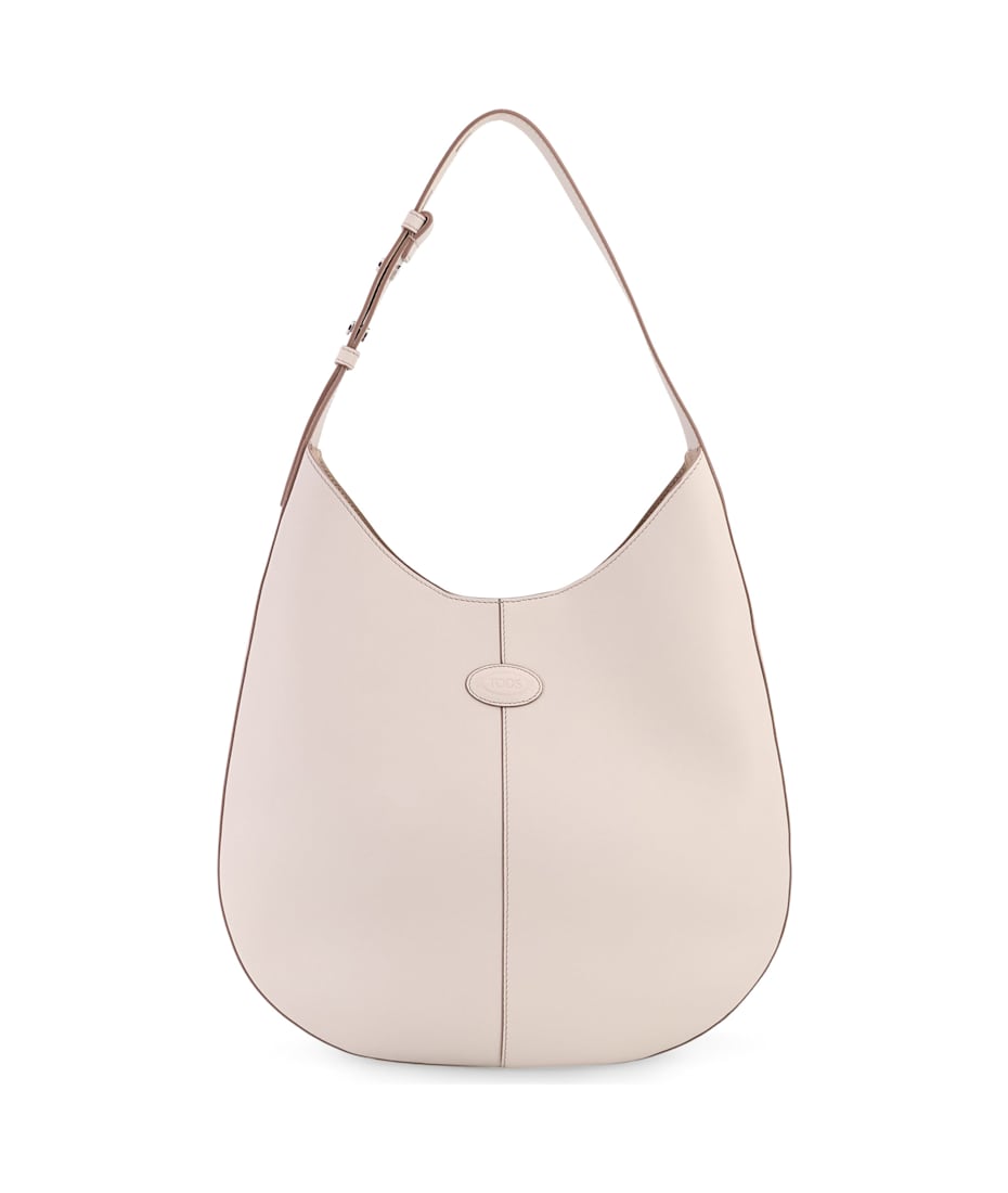 【関税＆送料込み】Tod'S 'Hobo' White Leather Bag Tod's 'hobo' White Leather Bag | italist
