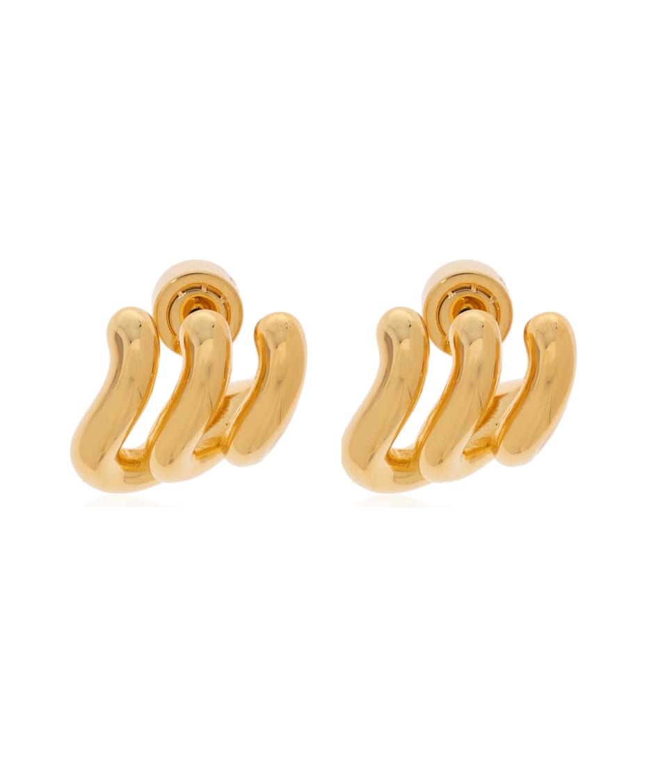Balenciaga Brass Earrings | italist