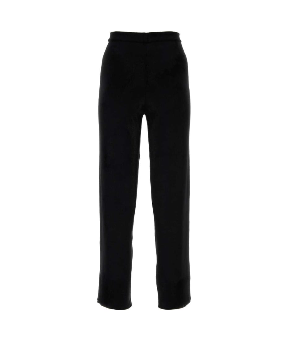 パンツ GUCCI SS24 Black viscose blend pant (770057XKDJZ 1000) Gucci Black Viscose Blend Pant | italist