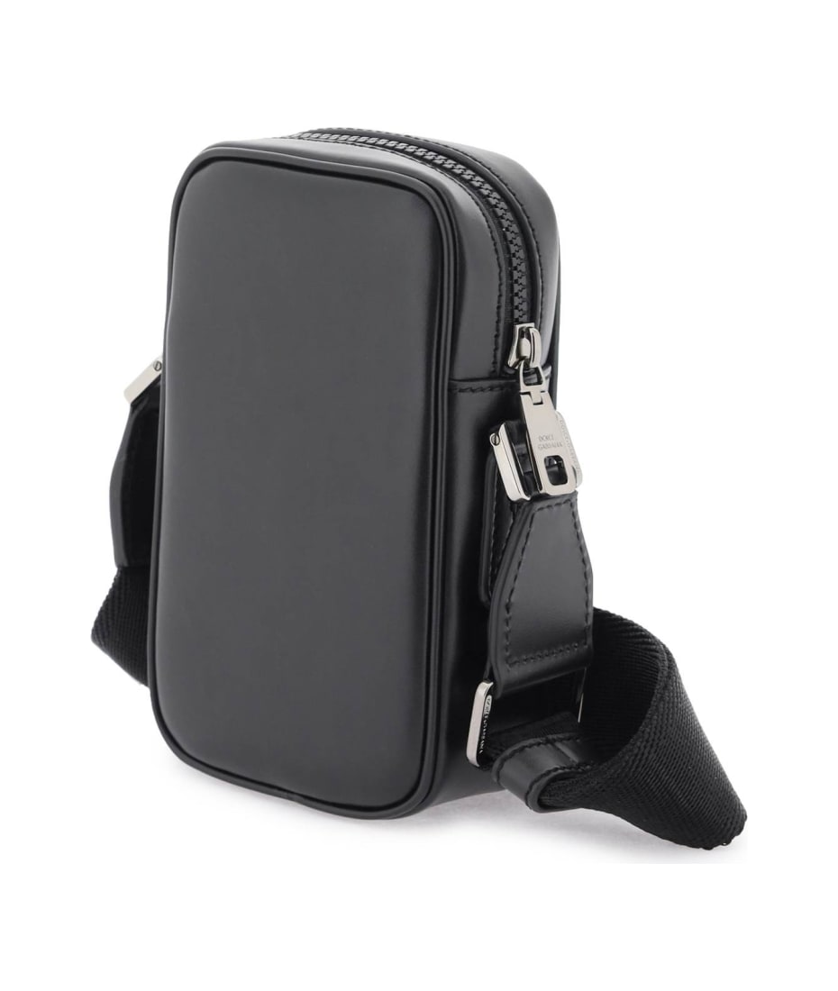 Dolce & Gabbana Small Leather Crossbody Bag | italist