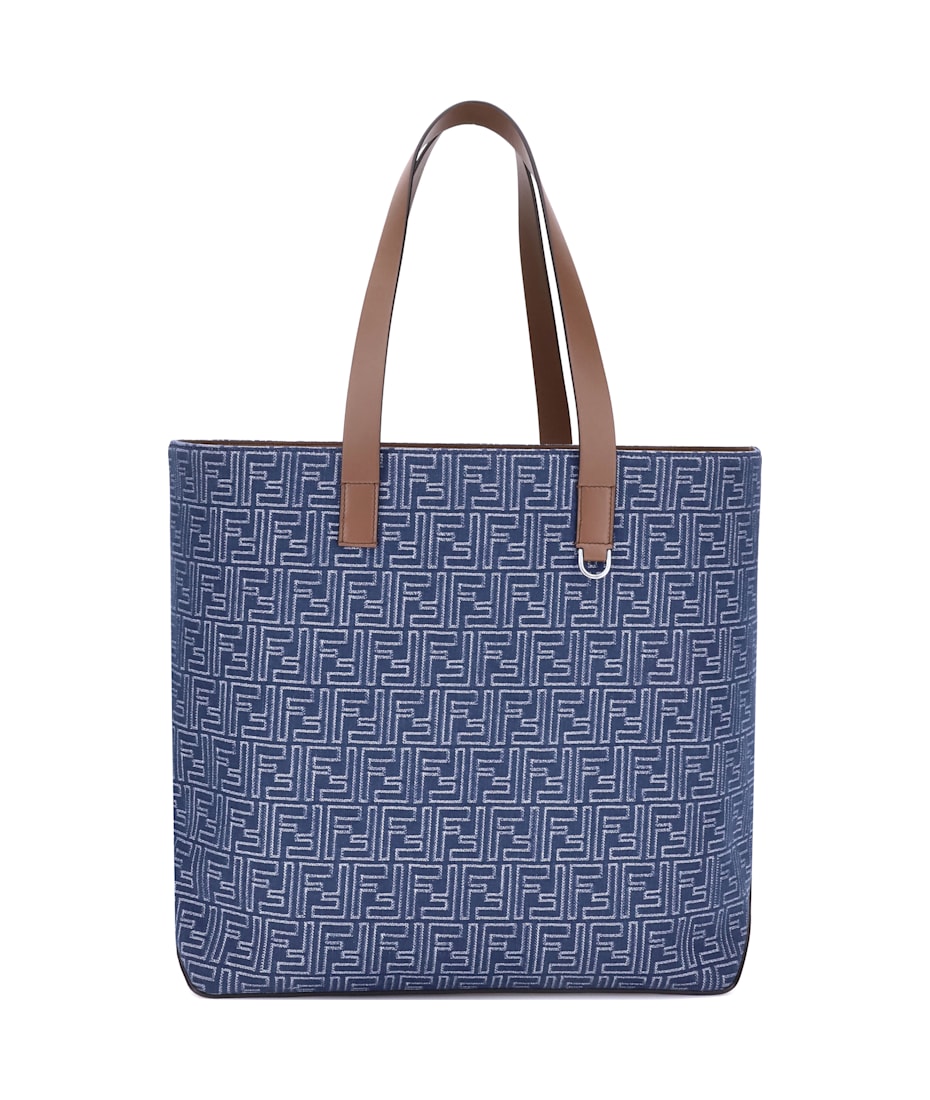 Fendi Embroderied Denim Tote Bag | italist