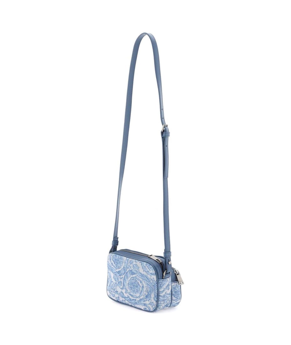 Versace Barocco Athena Zip-up Messenger Bag | italist